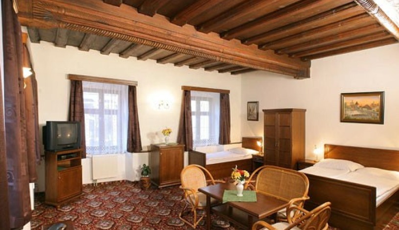 Hotel BARBORA Český Krumlov - Čtyřlůžkový pokoj B